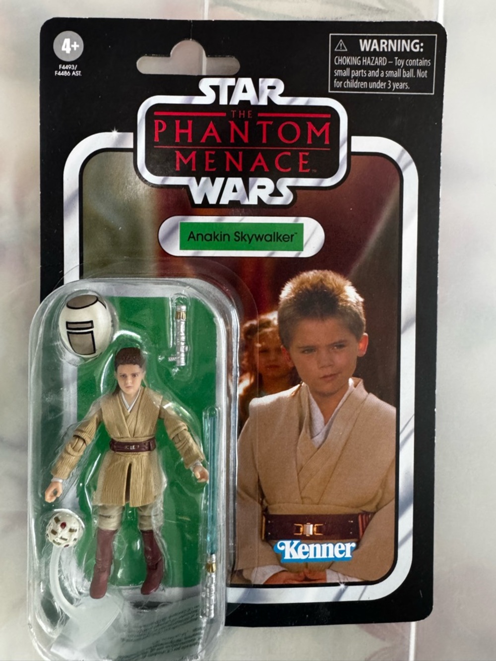 Star Wars Anakin Skywalker Action Figure with Green Cardback and Brown Outfit
